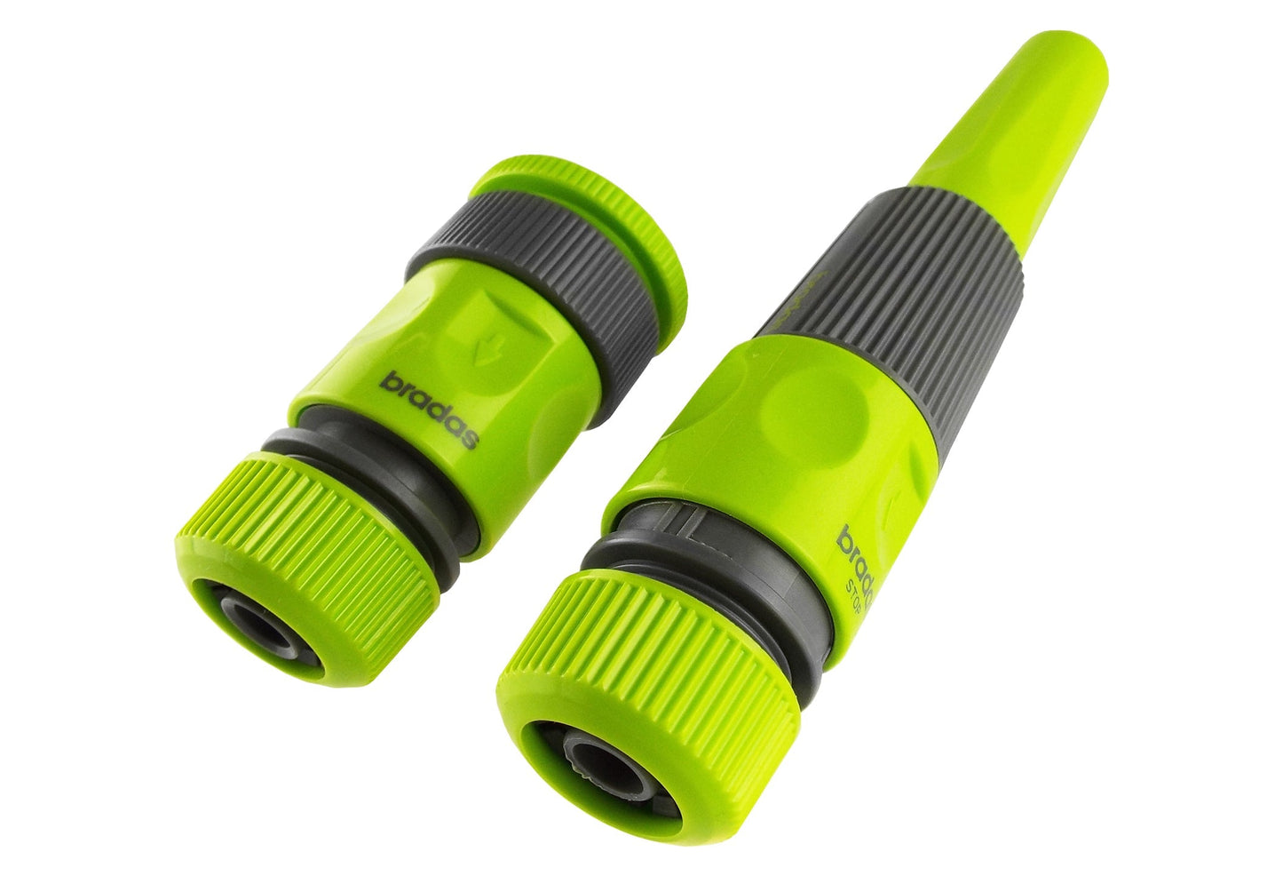 Hose Connectors Set with Nozzle, Lime