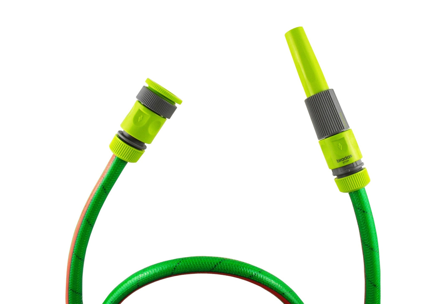 Hose Connectors Set with Nozzle, Lime