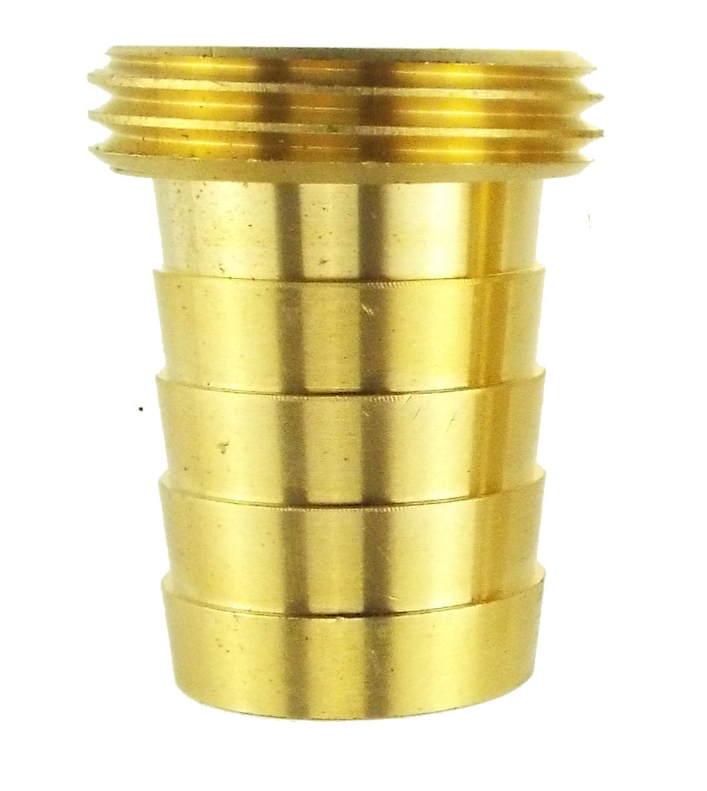 Brass 13mm Barbed Adapter with 3/4" BSP Male Thread