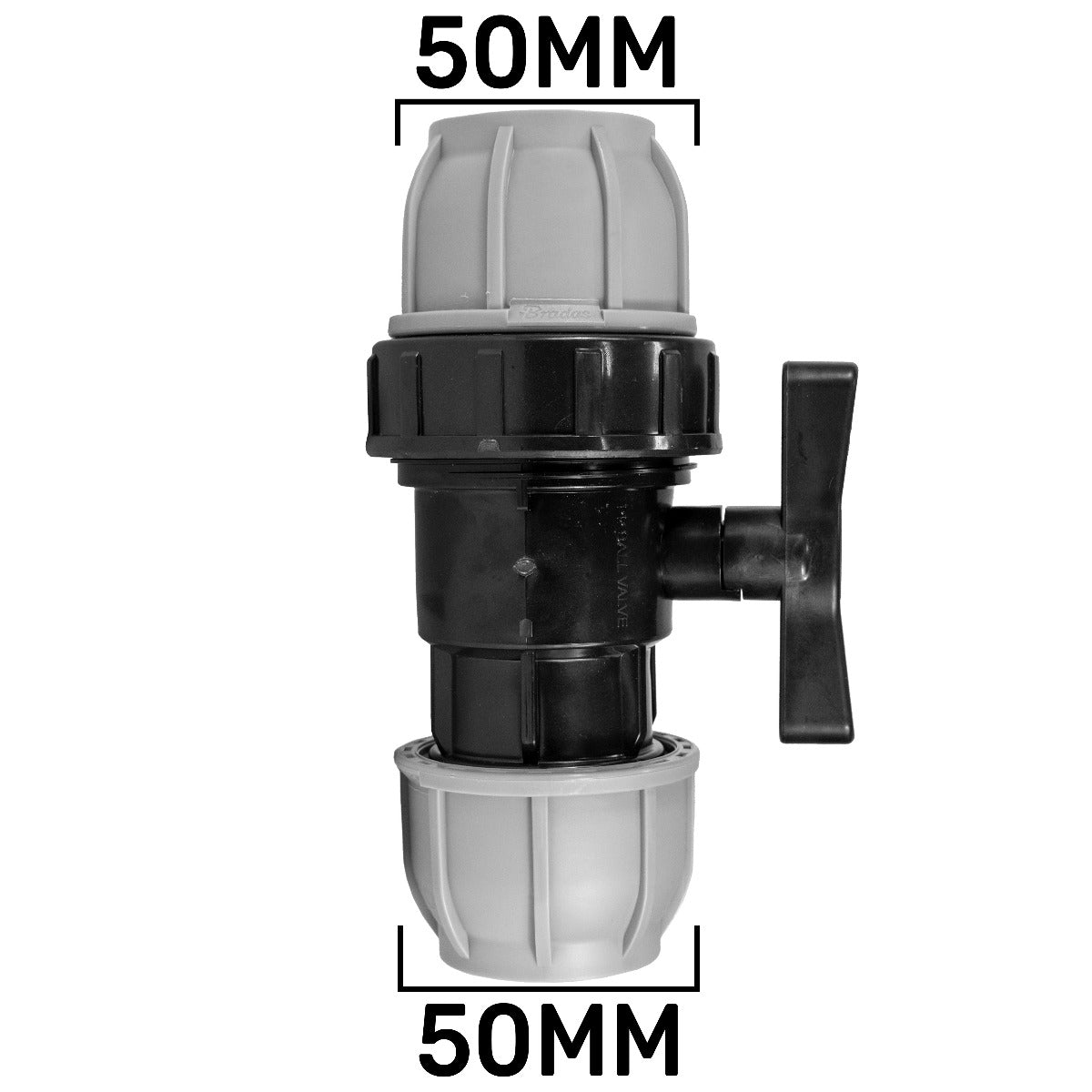 MDPE Stop Valve, 50mm
