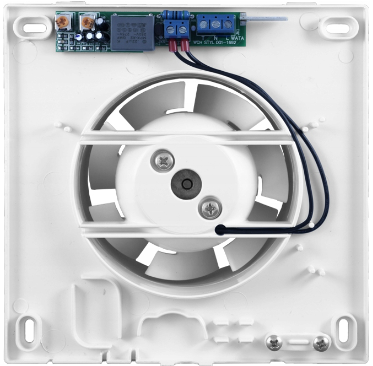 Rico Axial Bathroom Extraction Fan with Timer, 100mm