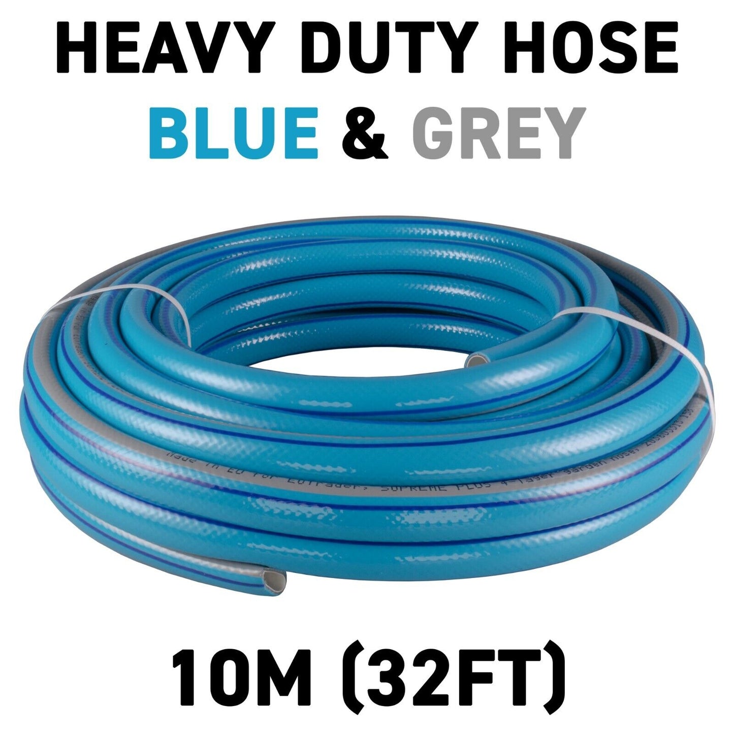 1/2" Blue Supreme+ Garden Hose Pipe, 4-Layer