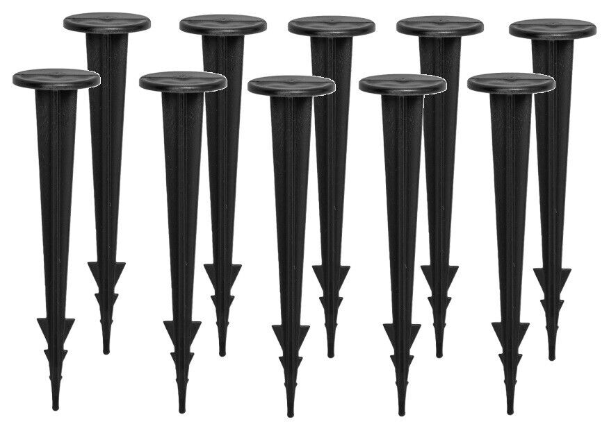 50 Ground Cover Weed Membrane Pegs Fixing Fabric Anchor Garden Landscape Fleece