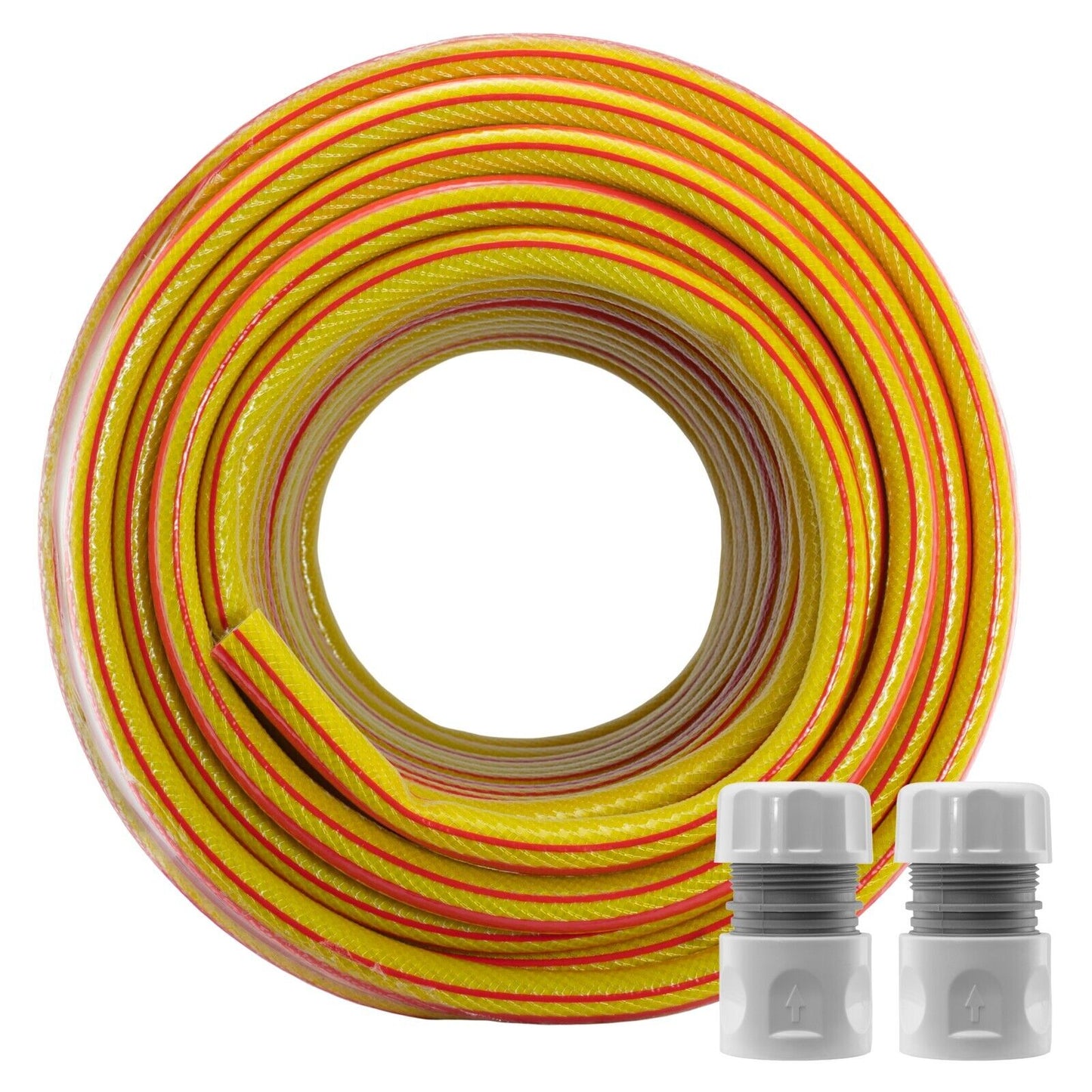 3/4" Royal Yellow Hosepipe Connection Set, 10m