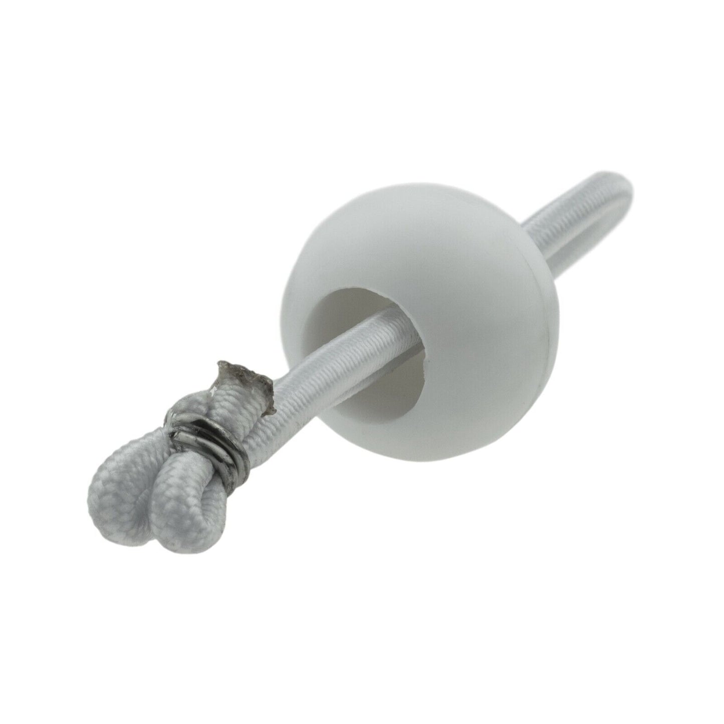 6" White Bungee Balls, (x20)