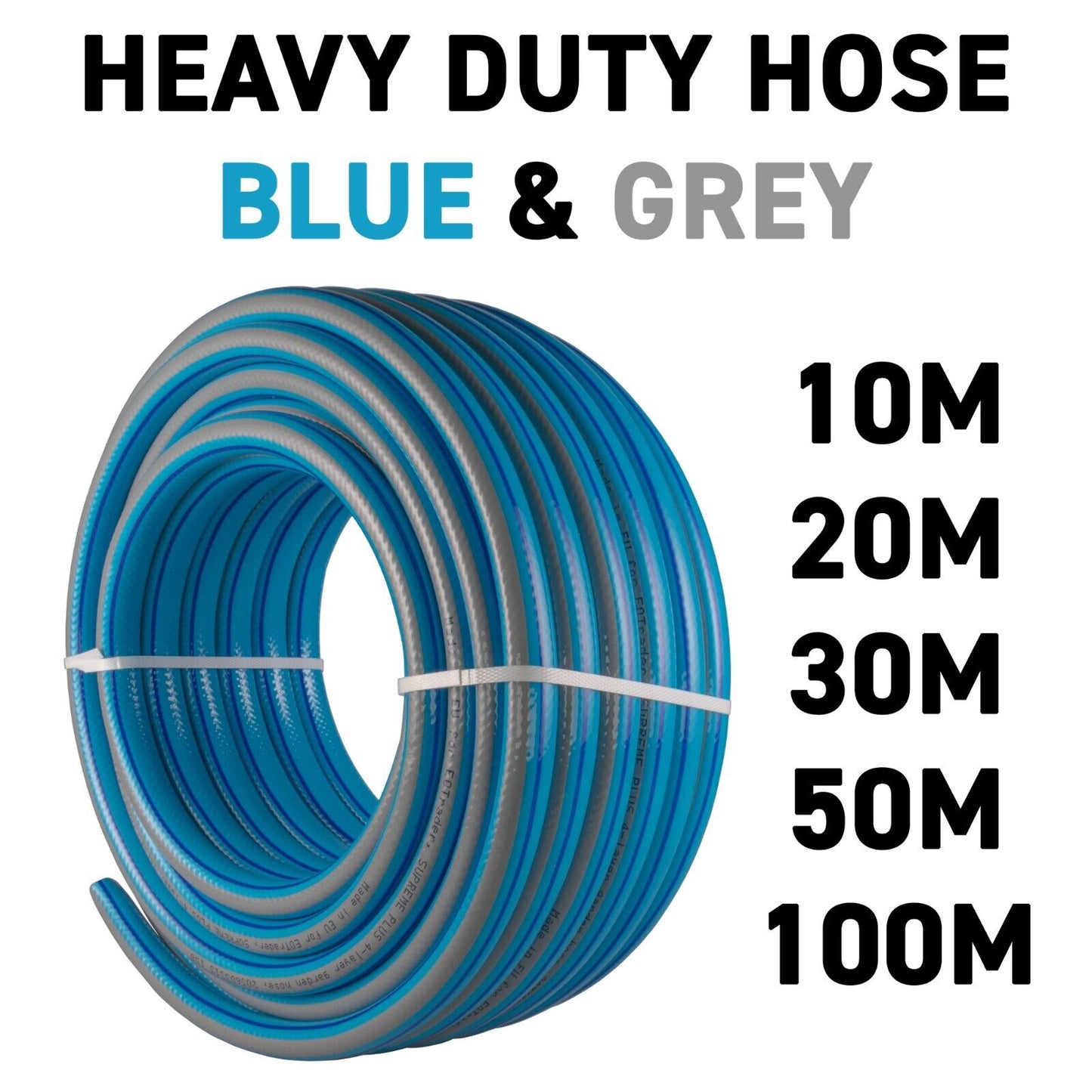 1/2" Supreme Plus Blue Garden Hose-cart Connection Set