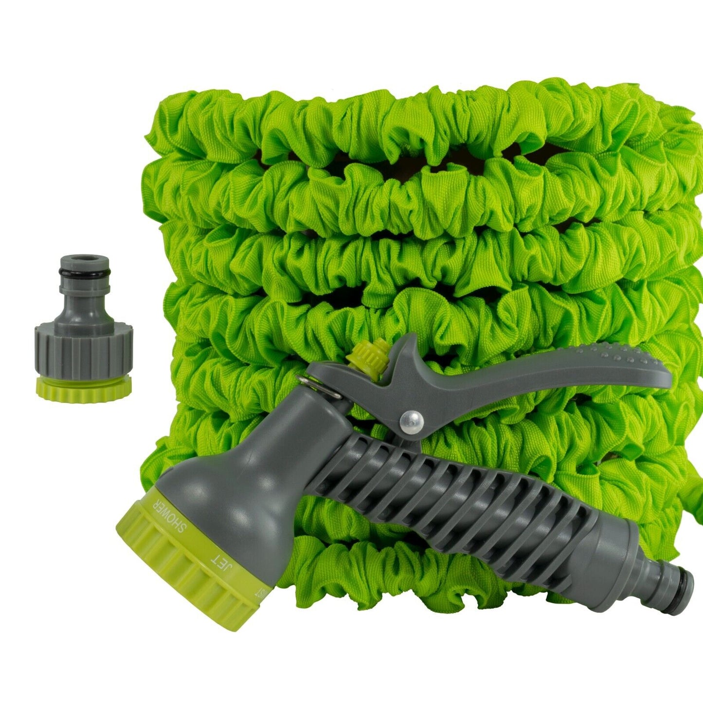 Green Expandable Pressure Water Hose Set with Sprayer