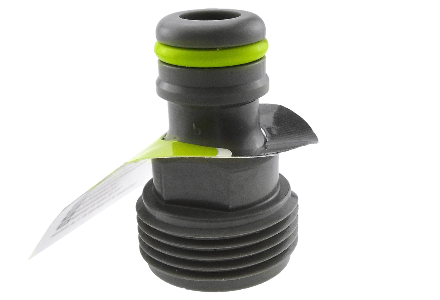 Male Tap Connector – 1/2” BSPM, Lime