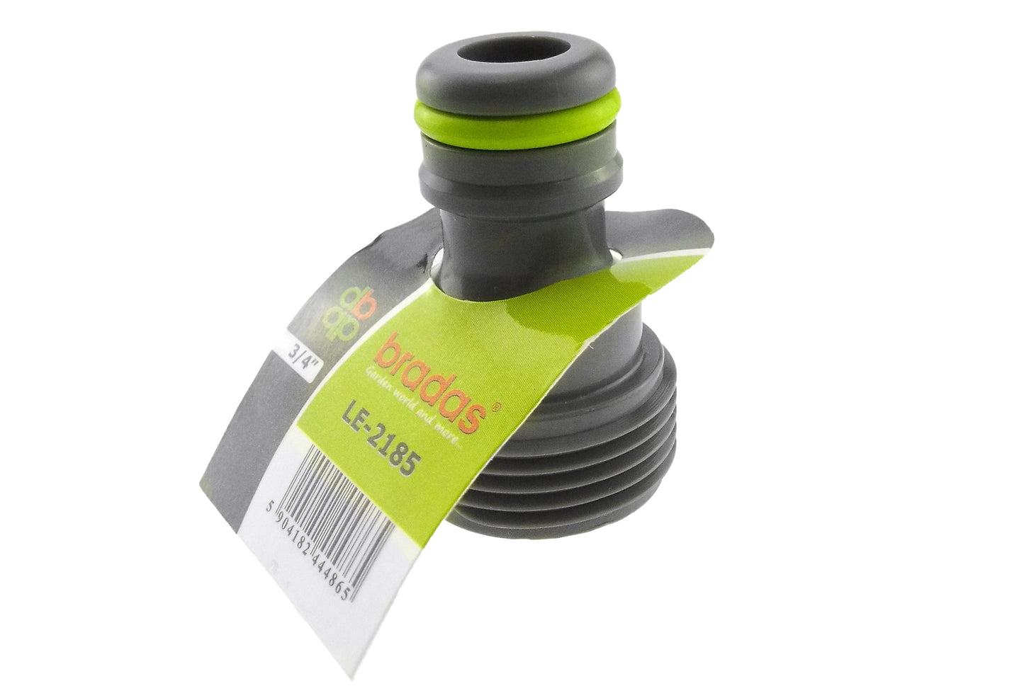 Male Tap Connector – 3/4” BSPM, Lime