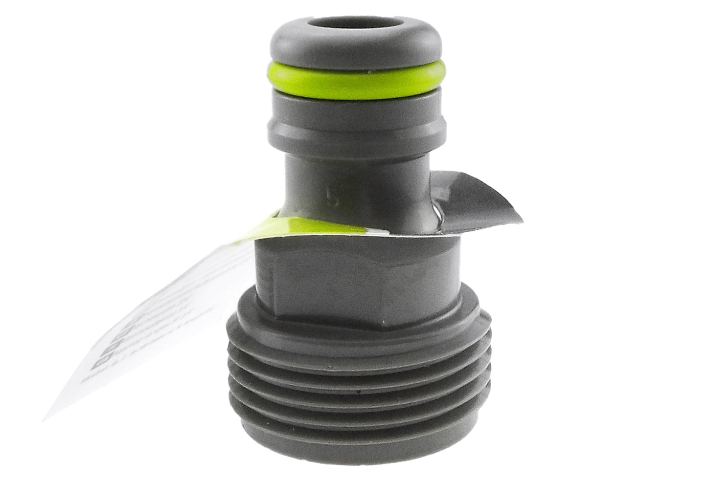 Male Tap Connector – 3/4” BSPM, Lime