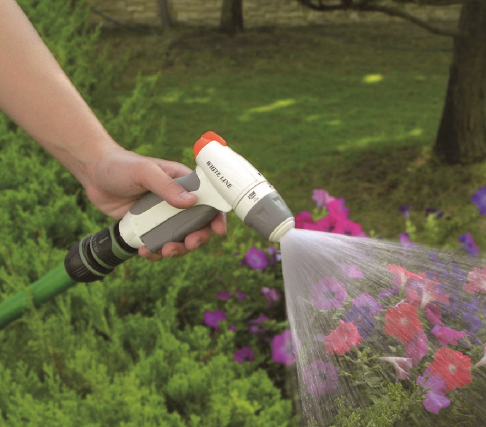 Grey & White Adjustable Flow Water Sprayer, EN51M