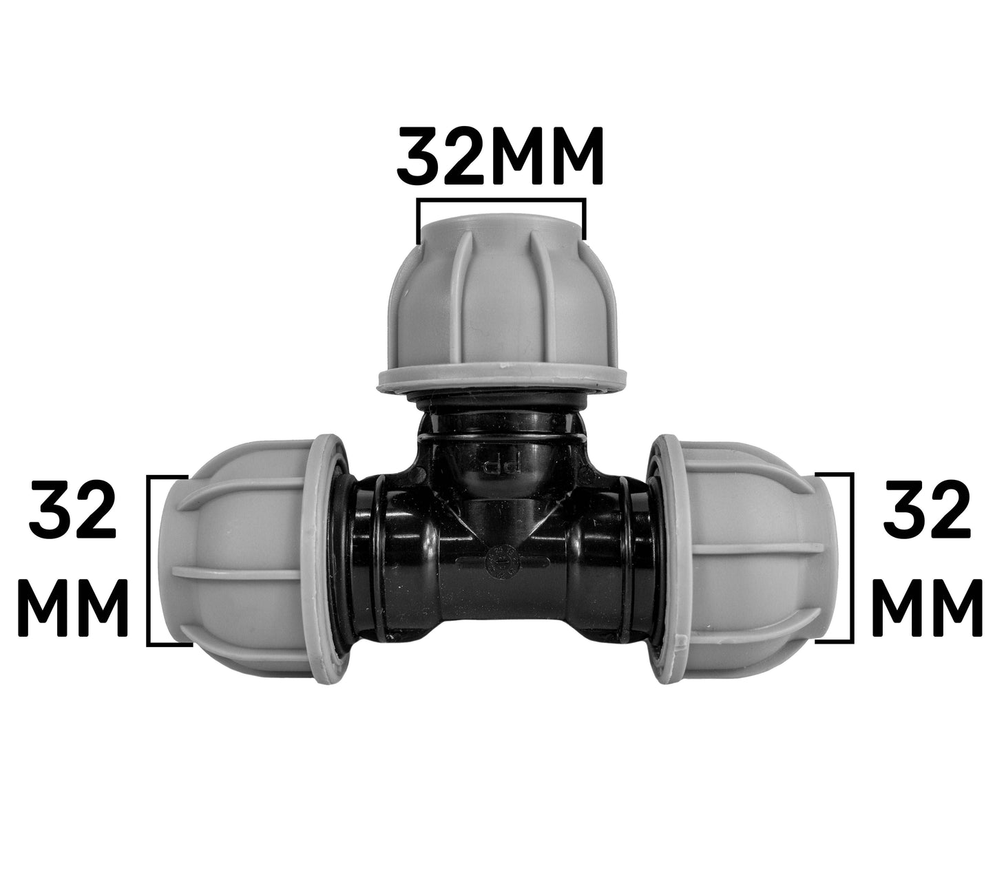 MDPE Tee Pipe Splitter Fittings