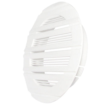 White Round Bella Louvre Vent, 150mm
