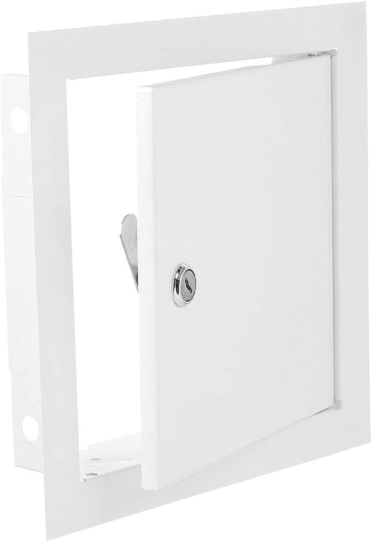 Lockable White Access Panel Service Door, 200mm x 250mm
