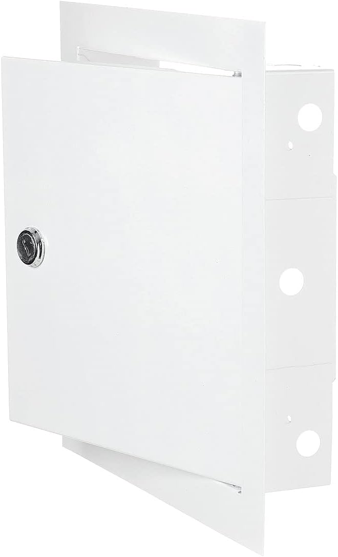 Lockable White Access Panel Service Door, 200mm x 300mm