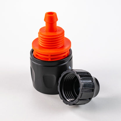 10mm Female Hose Connector, Black