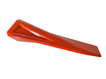 Red Twisted Steel Log Splitting Wedge, 2kg