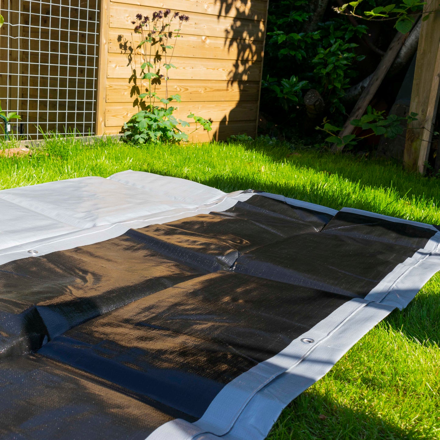 5m x 5m Silver 300gsm Pool Tarp