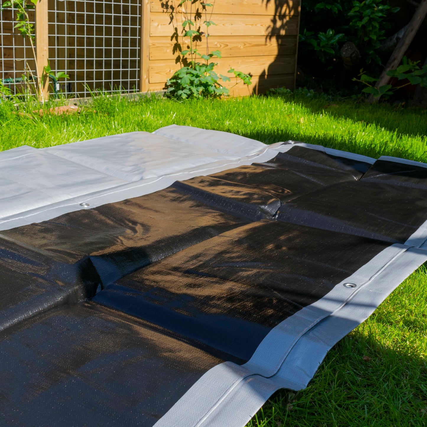 3m x 3m Silver 300gsm Pool Tarp