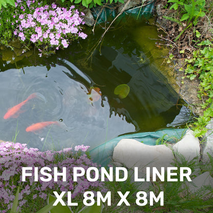 8m x 8m Black 200gsm Pond Liner