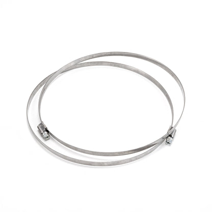 W2 Stainless Steel Hose Clips, 190mm - 210mm