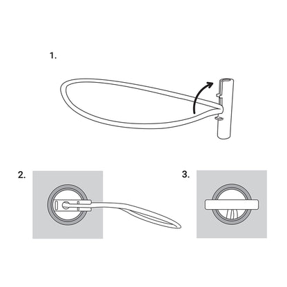 Bungee Loops with Metal T Bar, 6"
