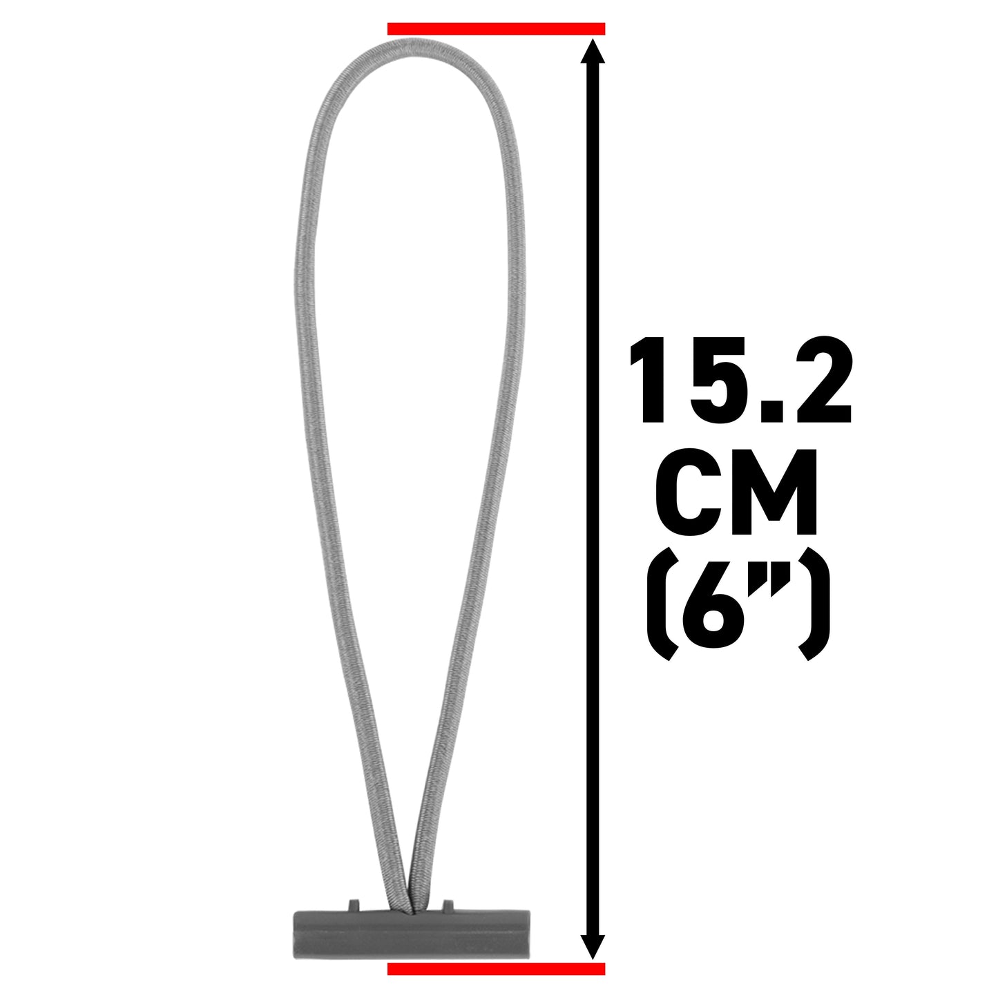 Bungee Loops with Metal T Bar, 6"