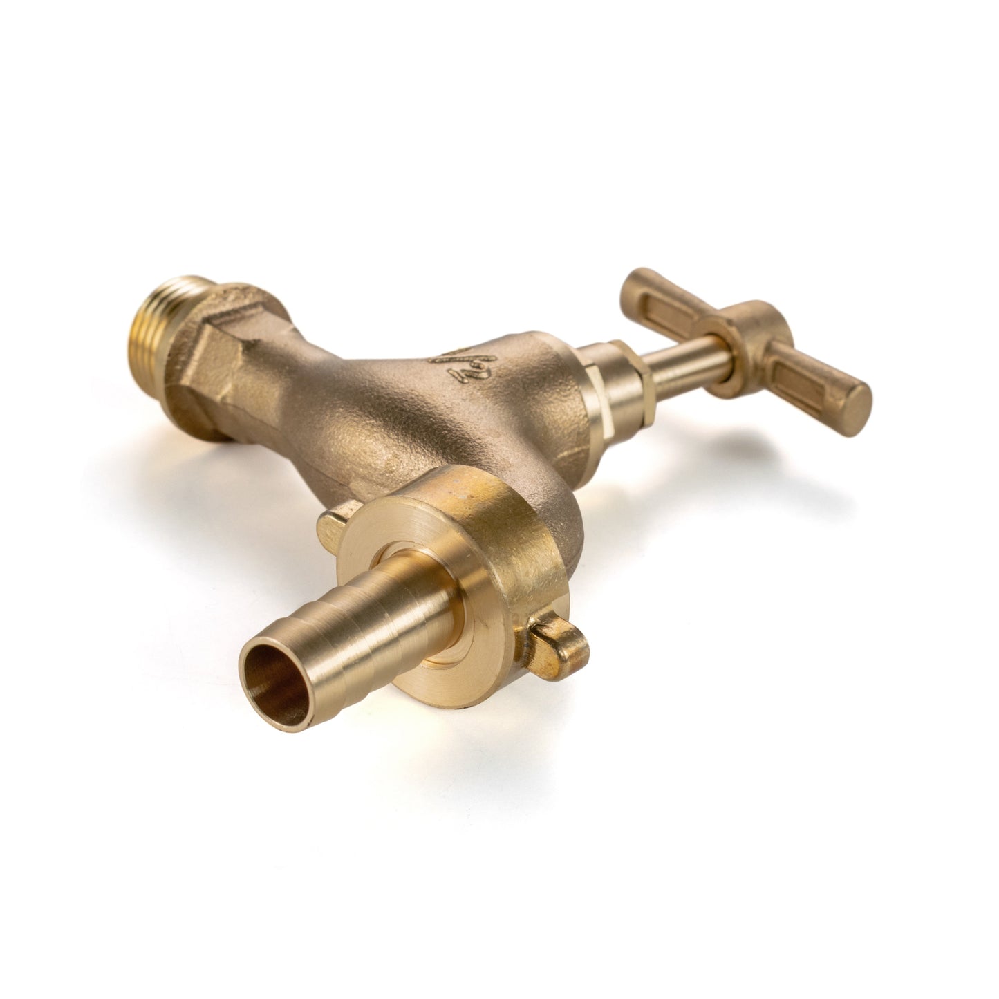Brass Barbed Single Turn Bib Tap, 1/2" BSP