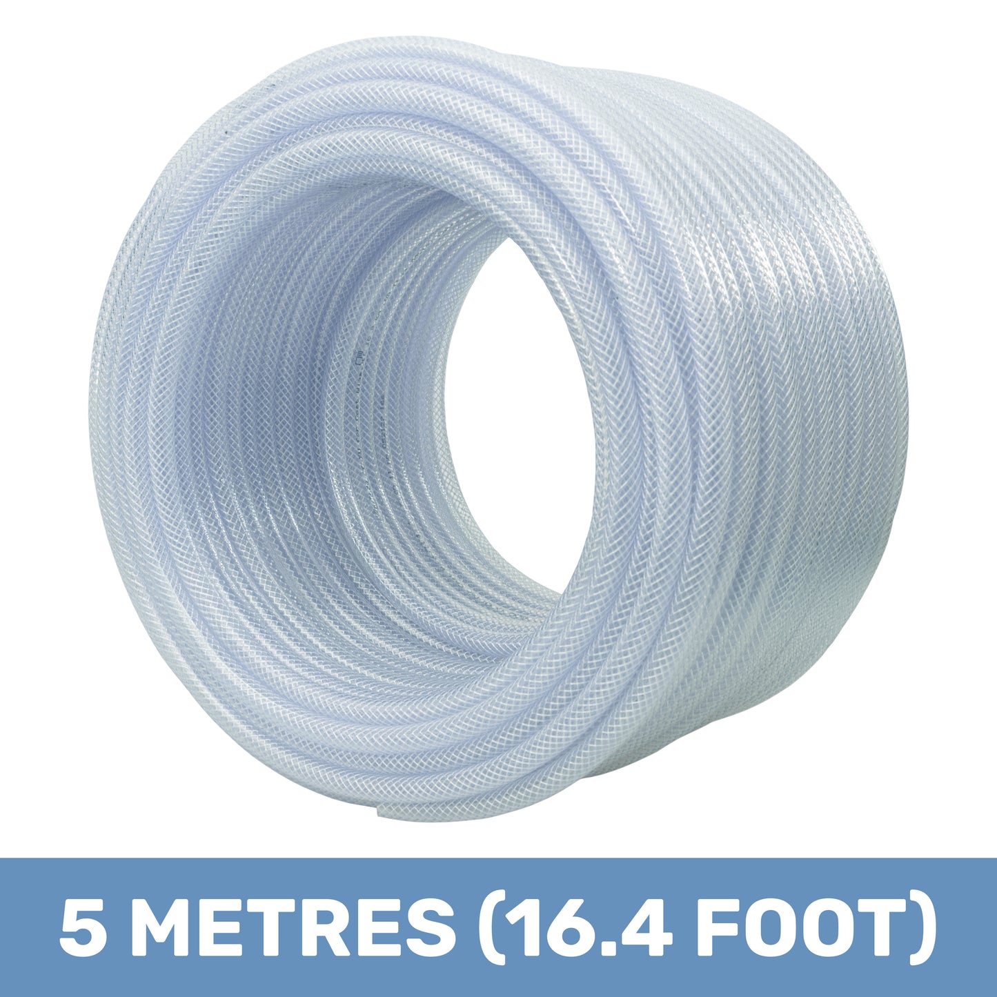 10mm Transparent Braided Reinforced Tech Hose