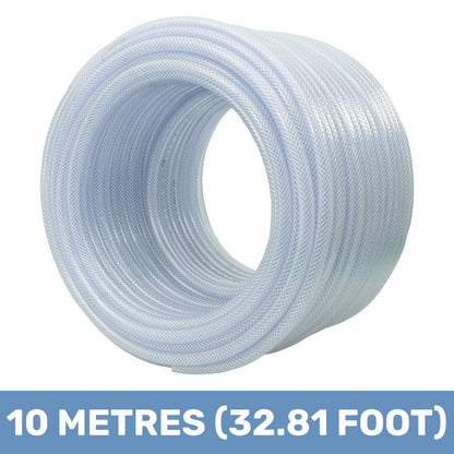 10mm Transparent Braided Reinforced Tech Hose