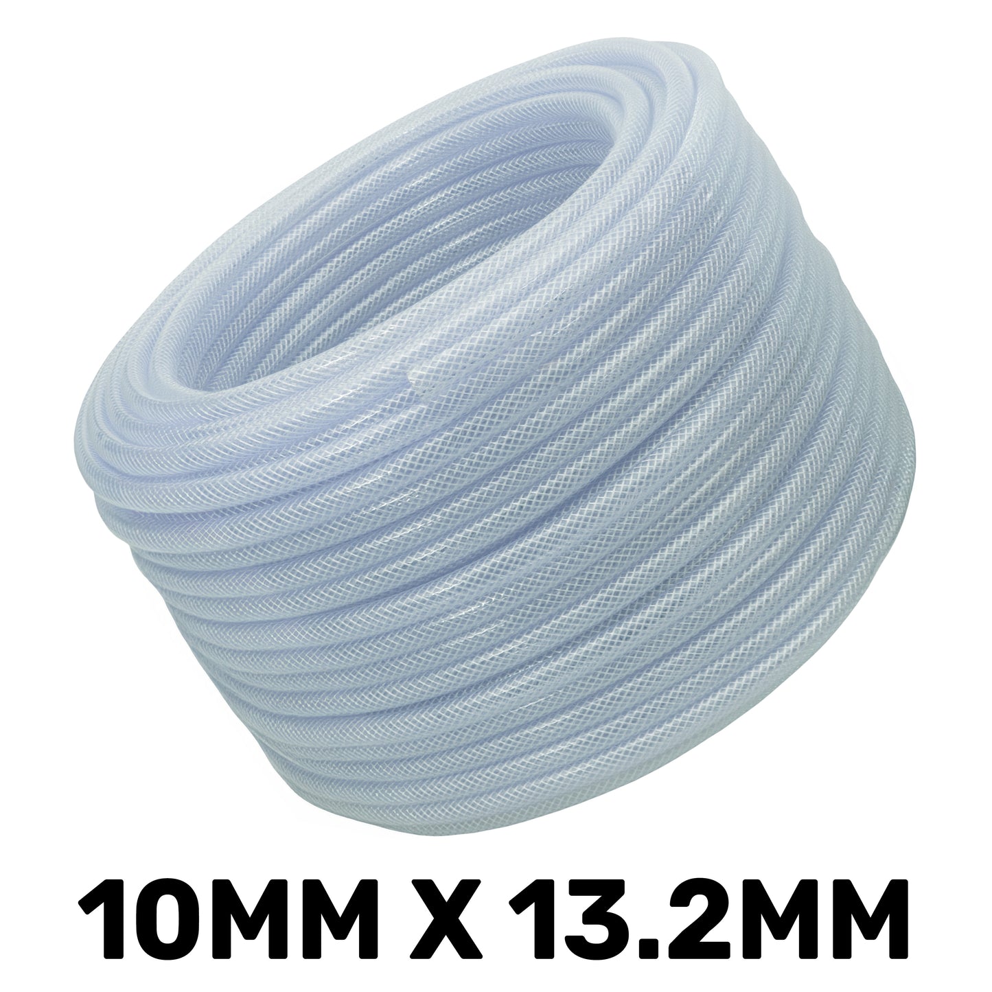 10mm Transparent Braided Reinforced Tech Hose