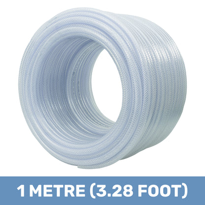 12.5mm Transparent Braided Reinforced Tech Hose