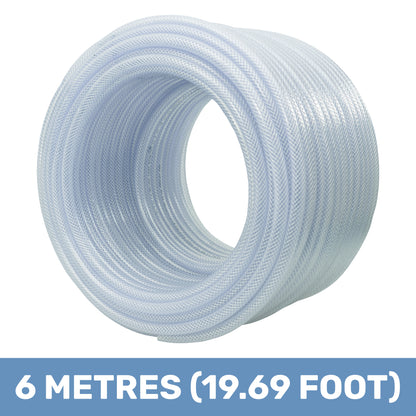 12.5mm Transparent Braided Reinforced Tech Hose