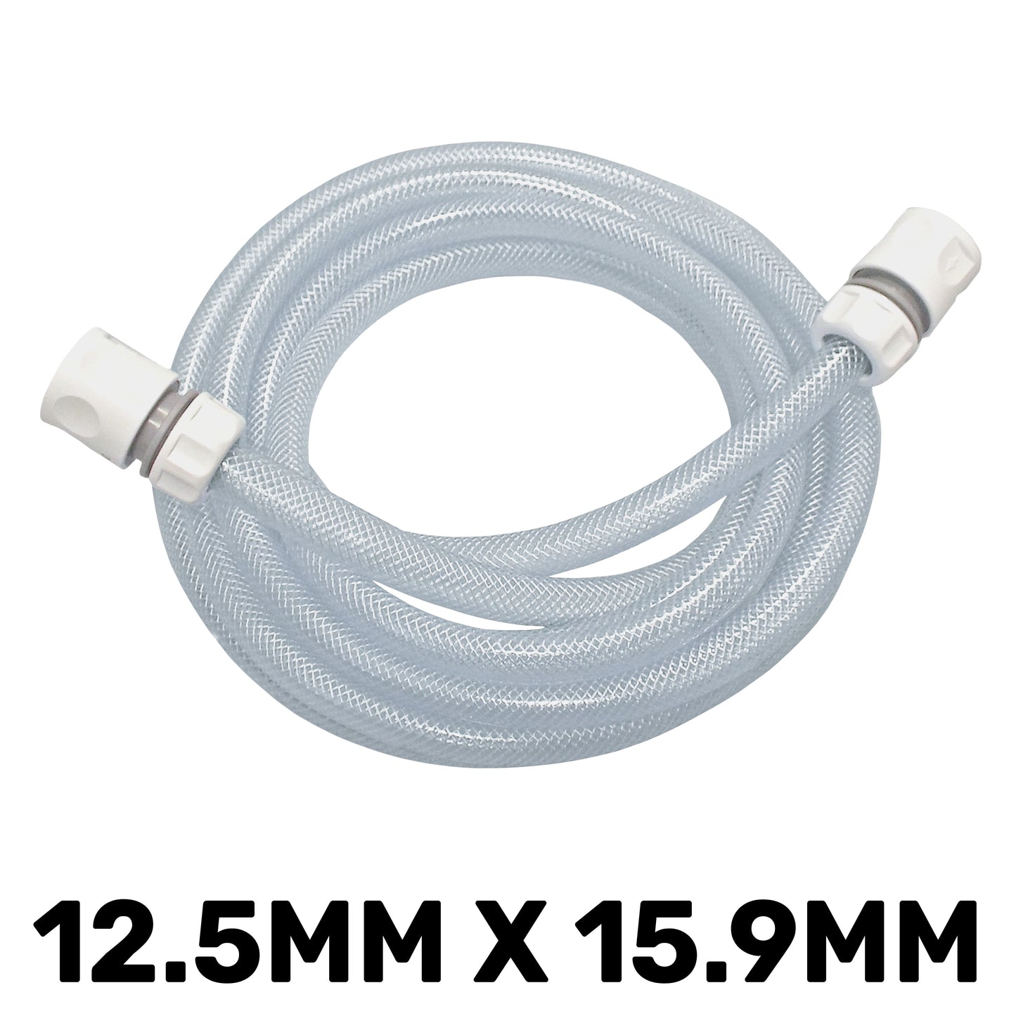 1/2" Braided Reinforced PVC Tech Hose & Connectors