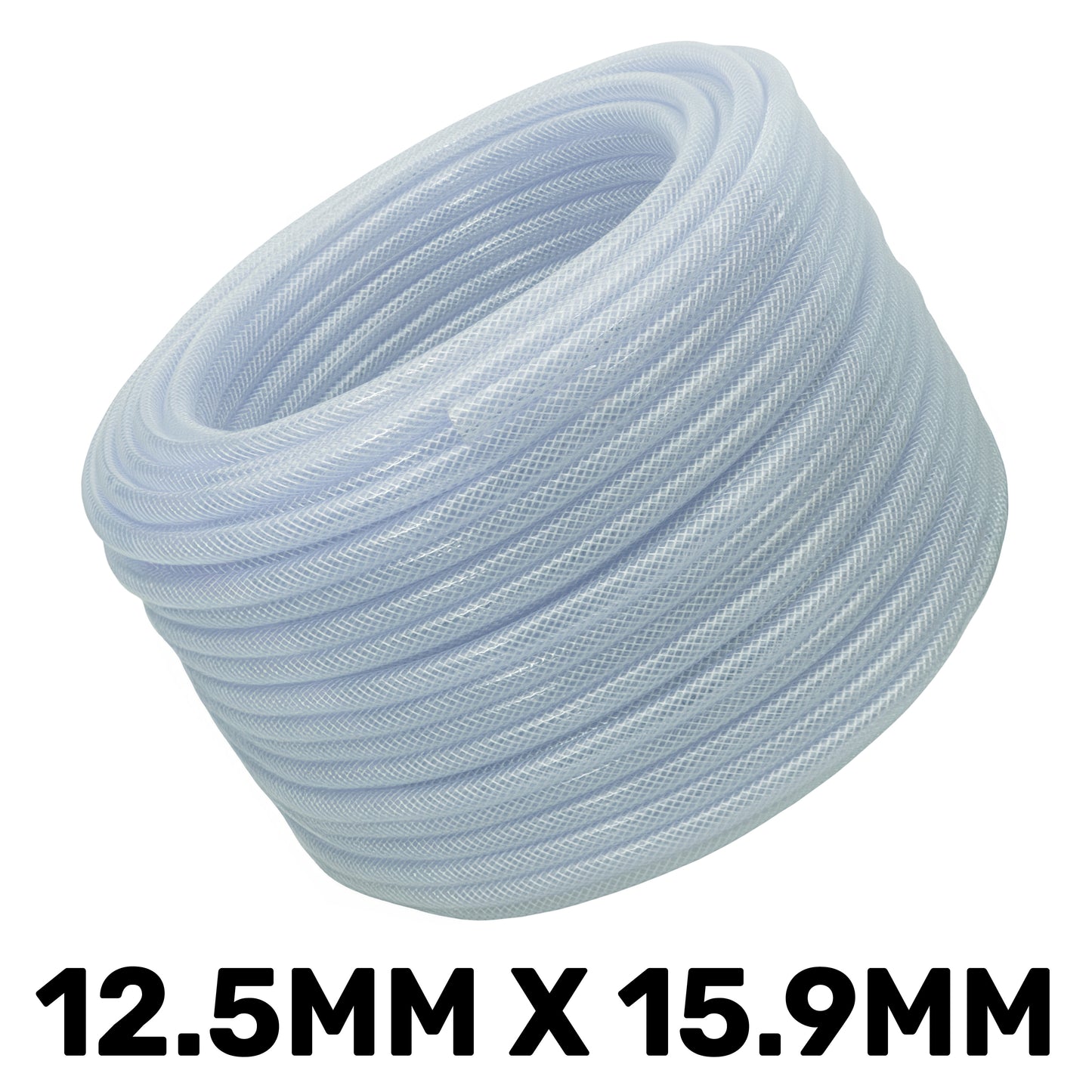 12.5mm Transparent Braided Reinforced Tech Hose