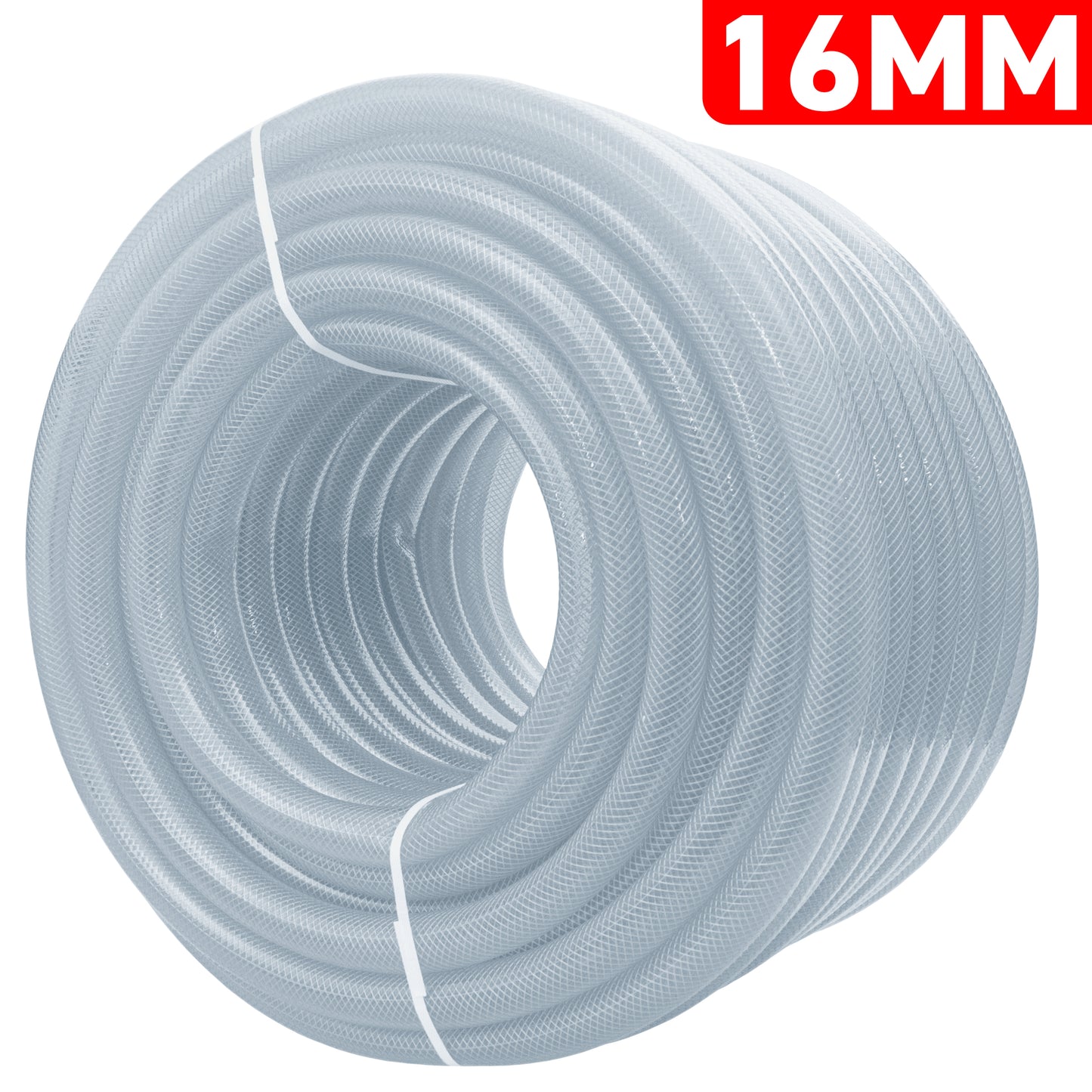 16mm Transparent Braided Reinforced Tech Hose