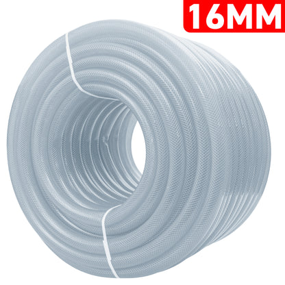 16mm Transparent Braided Reinforced Tech Hose