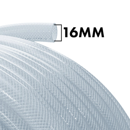 16mm Transparent Braided Reinforced Tech Hose