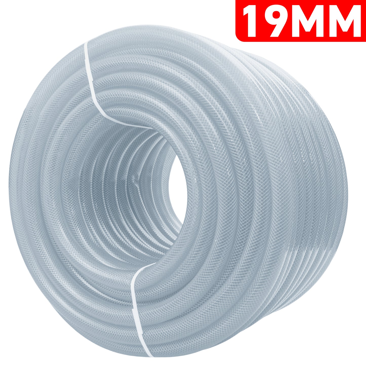 19mm Transparent Braided Reinforced Tech Hose