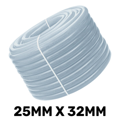 25mm Transparent Braided Reinforced Tech Hose