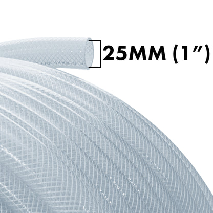 25mm Transparent Braided Reinforced Tech Hose