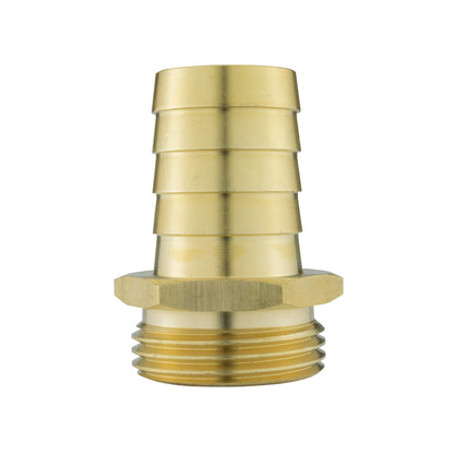 Brass 25mm Barbed Joiner with 1" BSP Male Thread