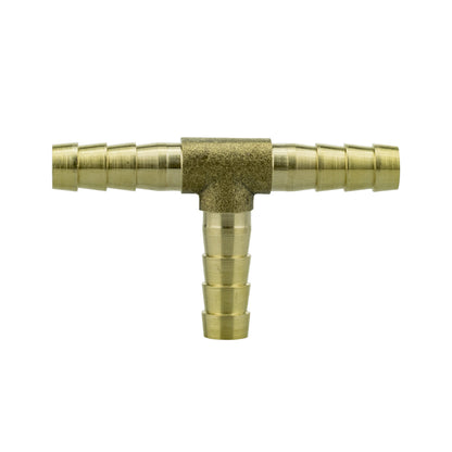 Brass 3-way Tee Splitter, 8mm