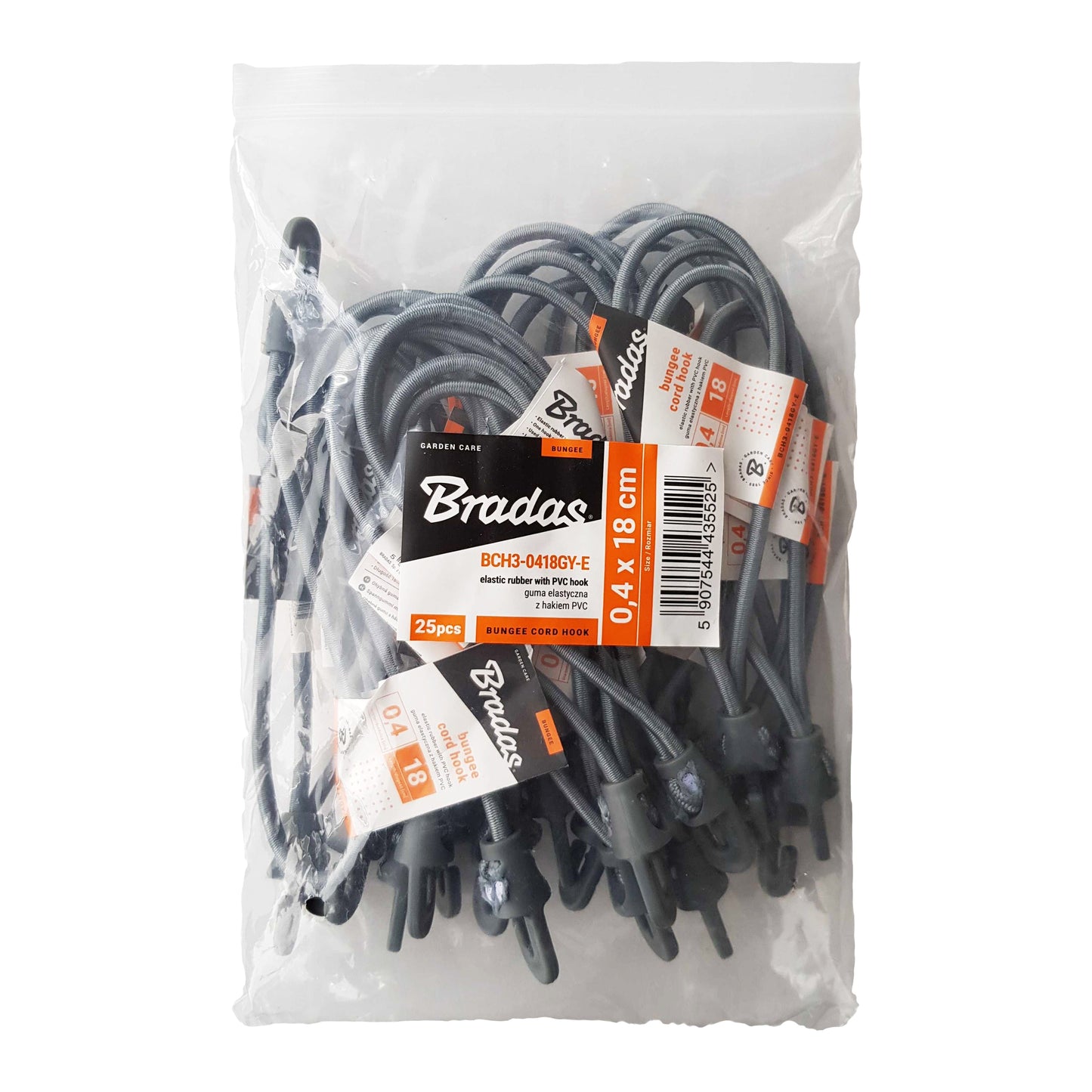 Bungee Loop with Hooks, 18cm