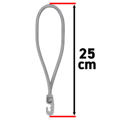Bungee Loop with Hooks, 25cm