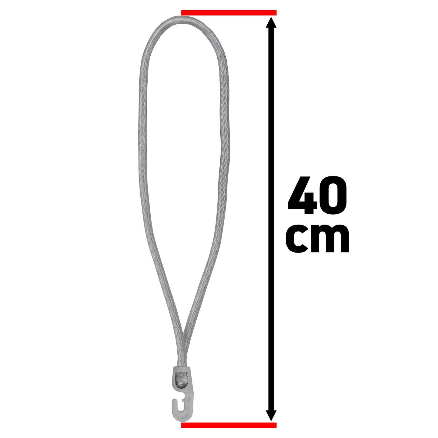 Bungee Loop with Hooks, 40cm