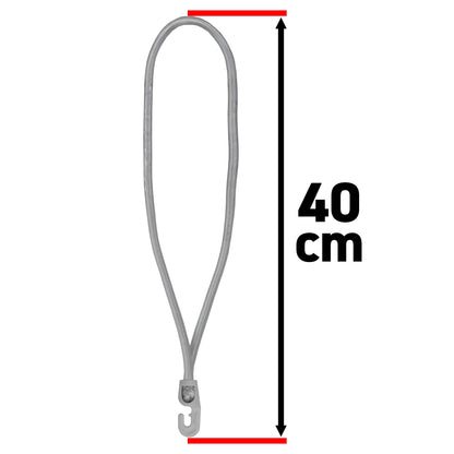 Bungee Loop with Hooks, 40cm