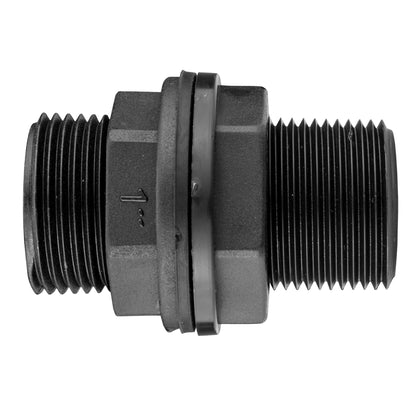 Threaded Water Butt Tank Adapter, 2"