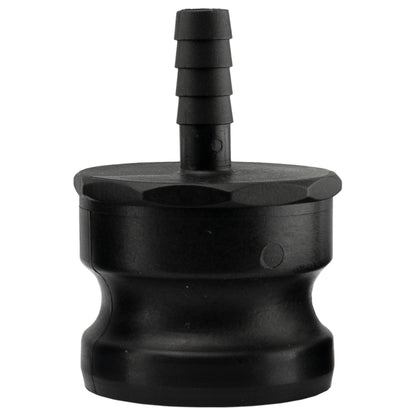 Type E Camlock Pipe Connector, 2" - 1/2" Barb