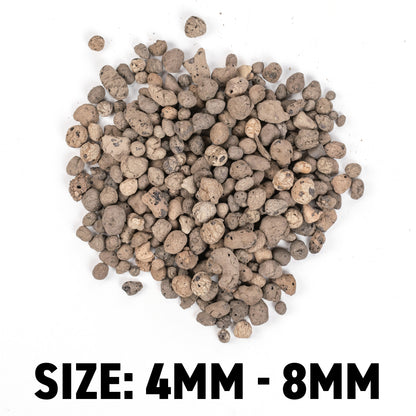 4mm - 8mm Clay Hydroponic Growing Pebbles for Plants